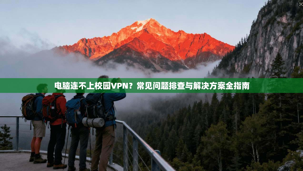 电脑连不上校园VPN？常见问题排查与解决方案全指南