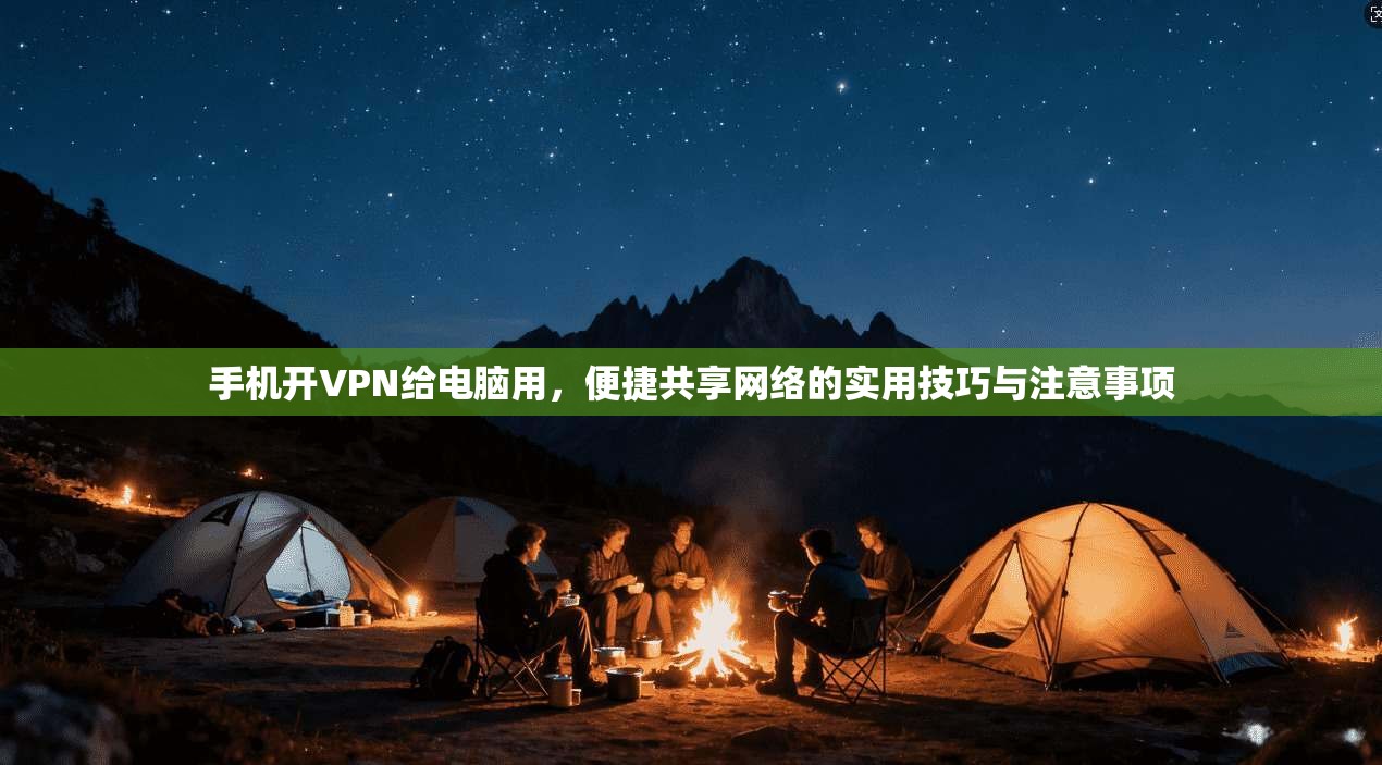 手机开VPN给电脑用，便捷共享网络的实用技巧与注意事项