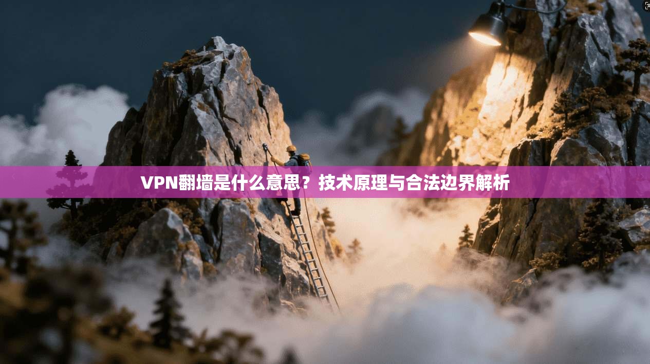 VPN翻墙是什么意思？技术原理与合法边界解析
