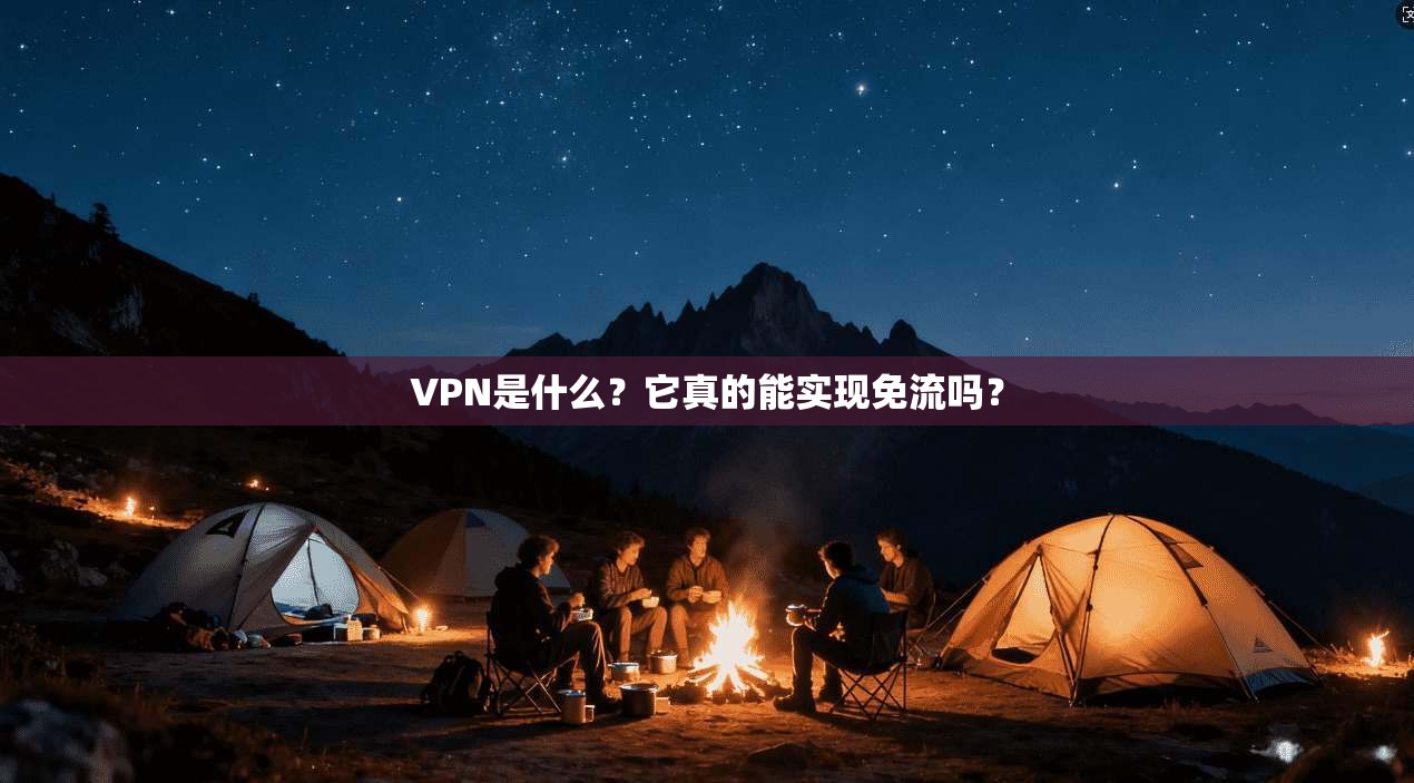 VPN是什么？它真的能实现免流吗？