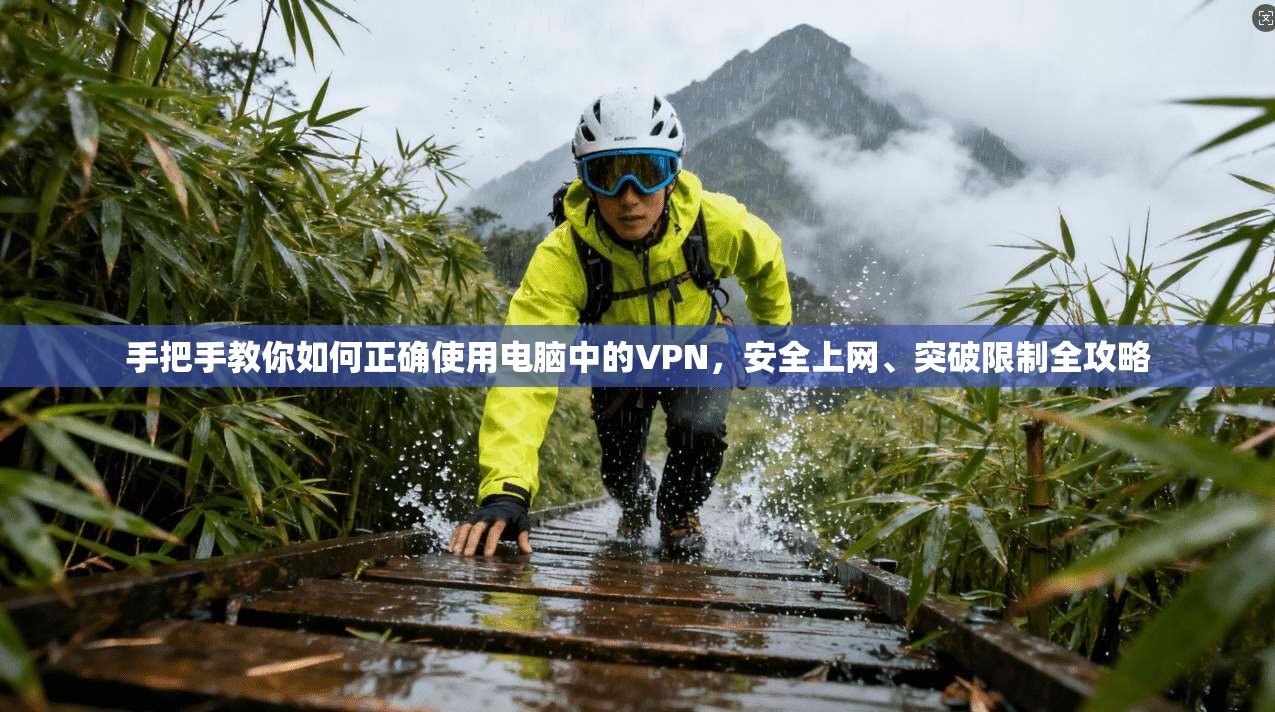 手把手教你如何正确使用电脑中的VPN，安全上网、突破限制全攻略