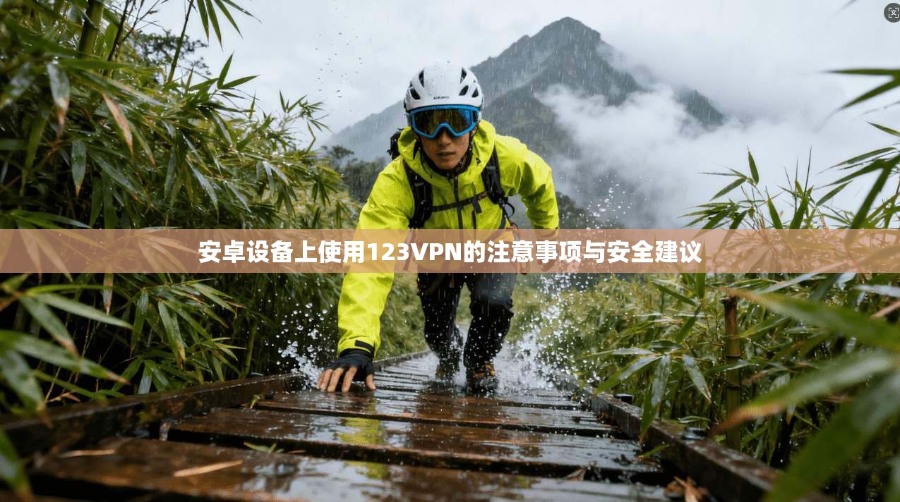 安卓设备上使用123VPN的注意事项与安全建议