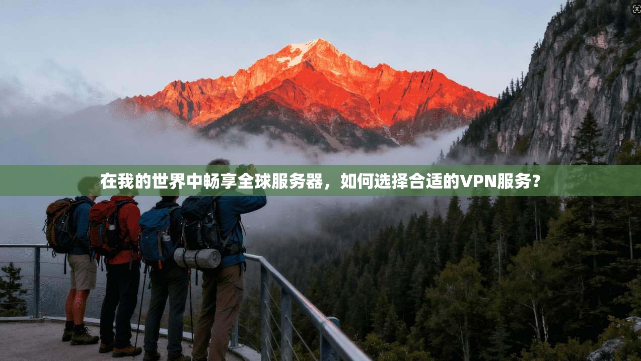 在我的世界中畅享全球服务器,如何选择合适的VPN服务?