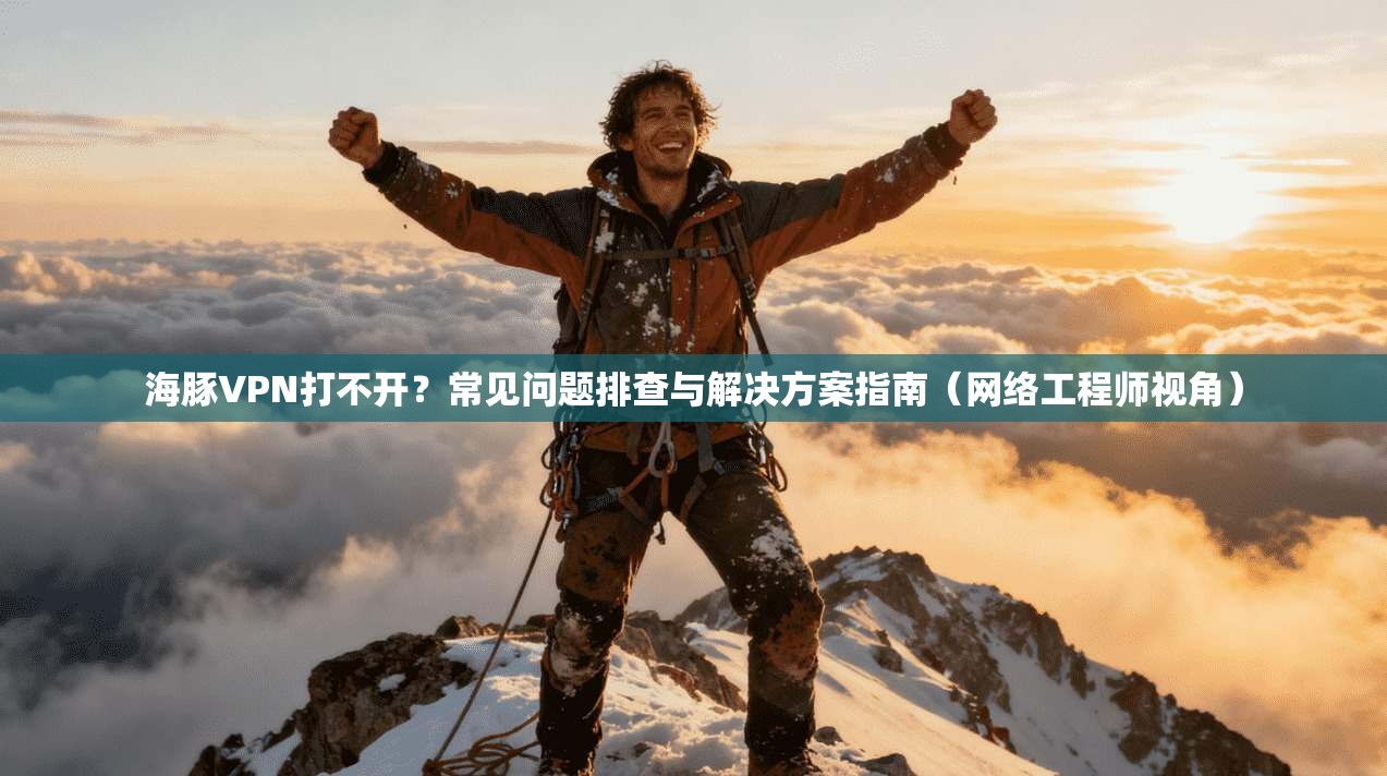 海豚VPN打不开?常见问题排查与解决方案指南(网络工程师视角)