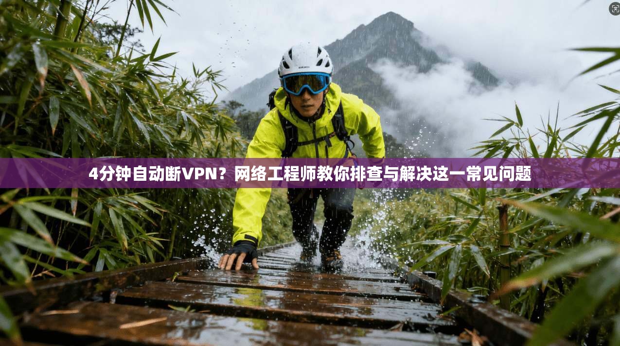 4分钟自动断VPN？网络工程师教你排查与解决这一常见问题