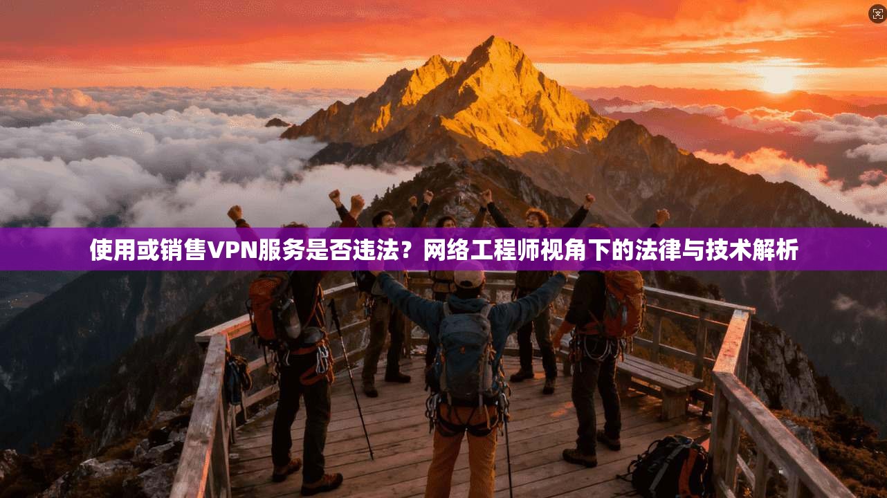 使用或销售VPN服务是否违法?网络工程师视角下的法律与技术解析