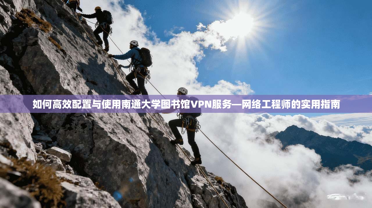 如何高效配置与使用南通大学图书馆VPN服务—网络工程师的实用指南