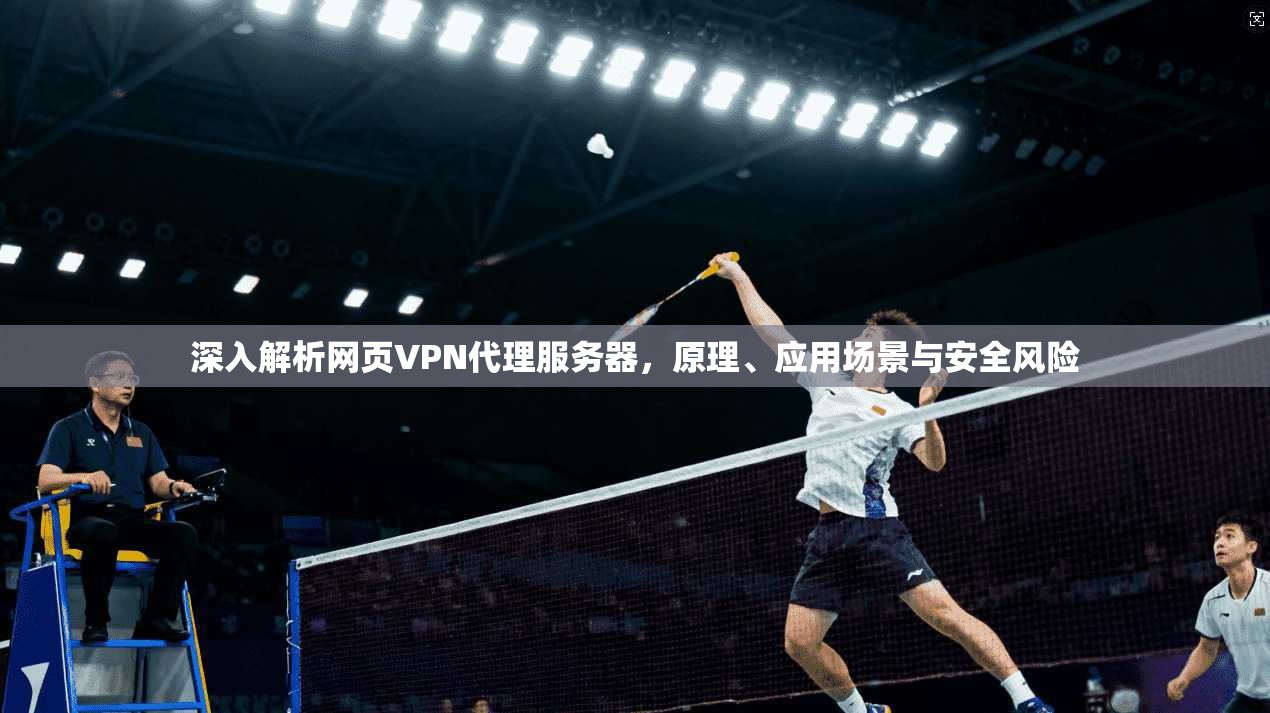 深入解析网页VPN代理服务器，原理、应用场景与安全风险