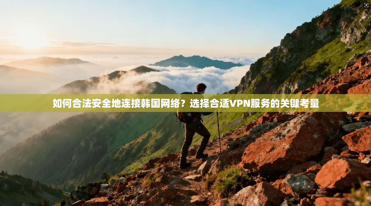 如何合法安全地连接韩国网络？选择合适VPN服务的关键考量